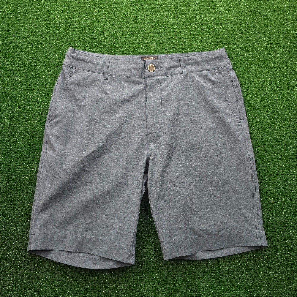 Faherty All Day Shorts Mens 30 Blue Drawstring Outdoors Summer Beach Casual Golf